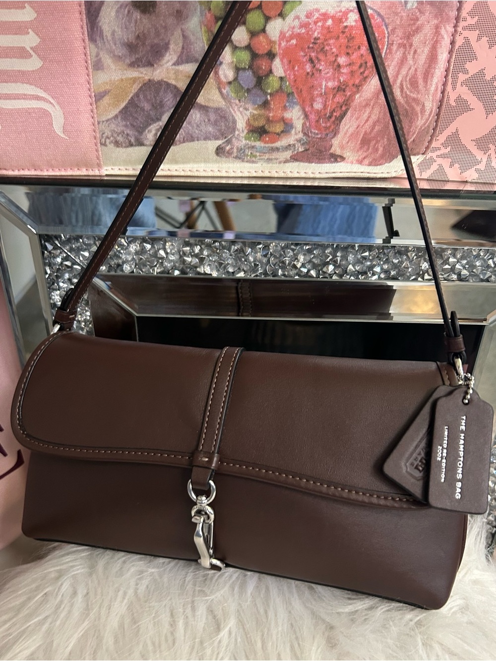 Limited Edition Coach “The Hamptons Bag” Re-Edition 2002 Maple Shoulder Bag